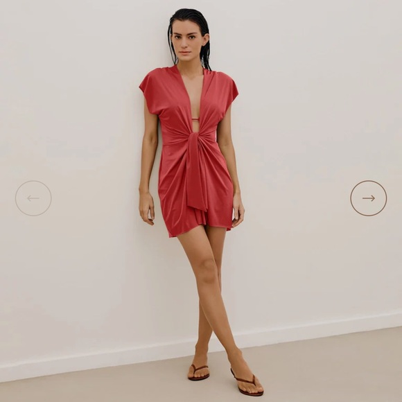 ViX Swimwear Sasha Tie Front CoverUp - Gogjiberry